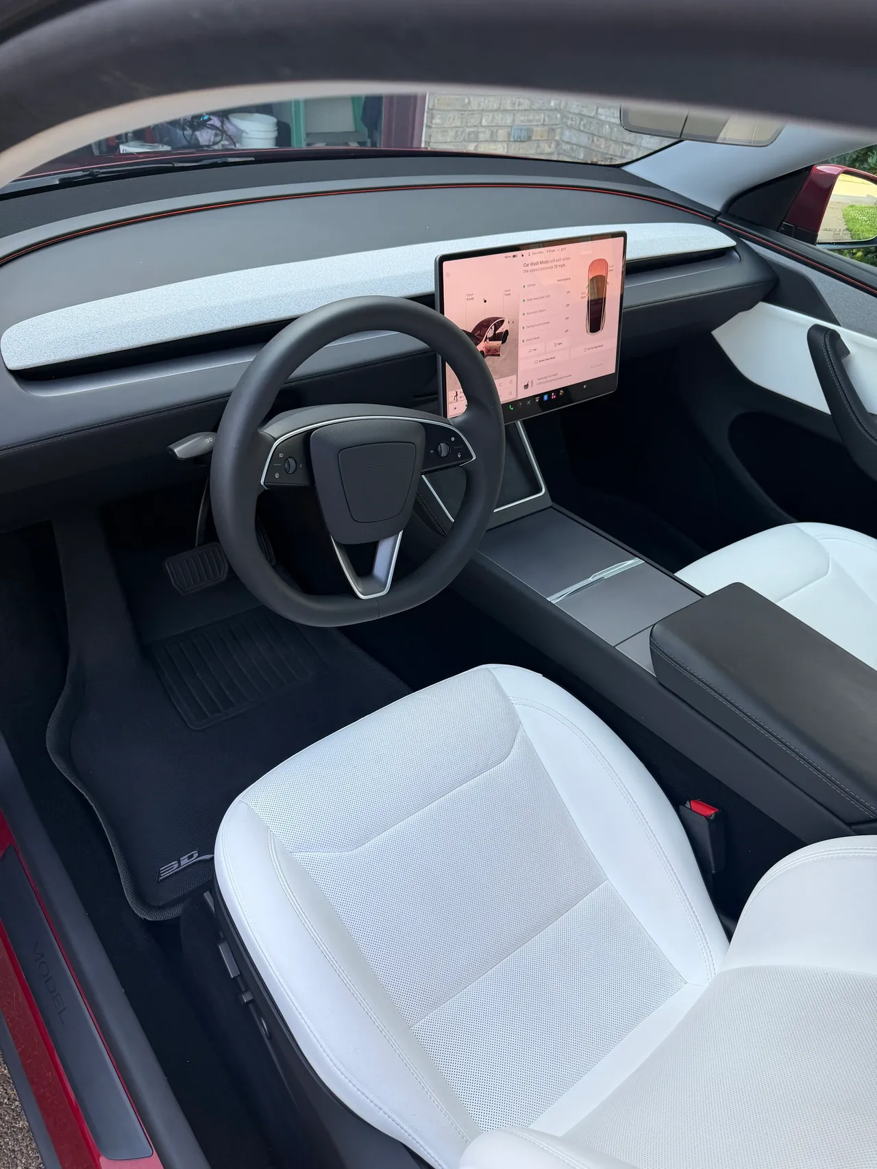 Tesla interior fully detailed